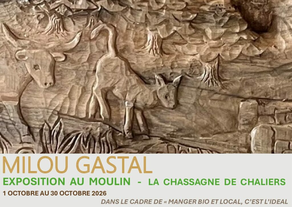 Visite et exposition artistique par Moulin Famille Coutarel