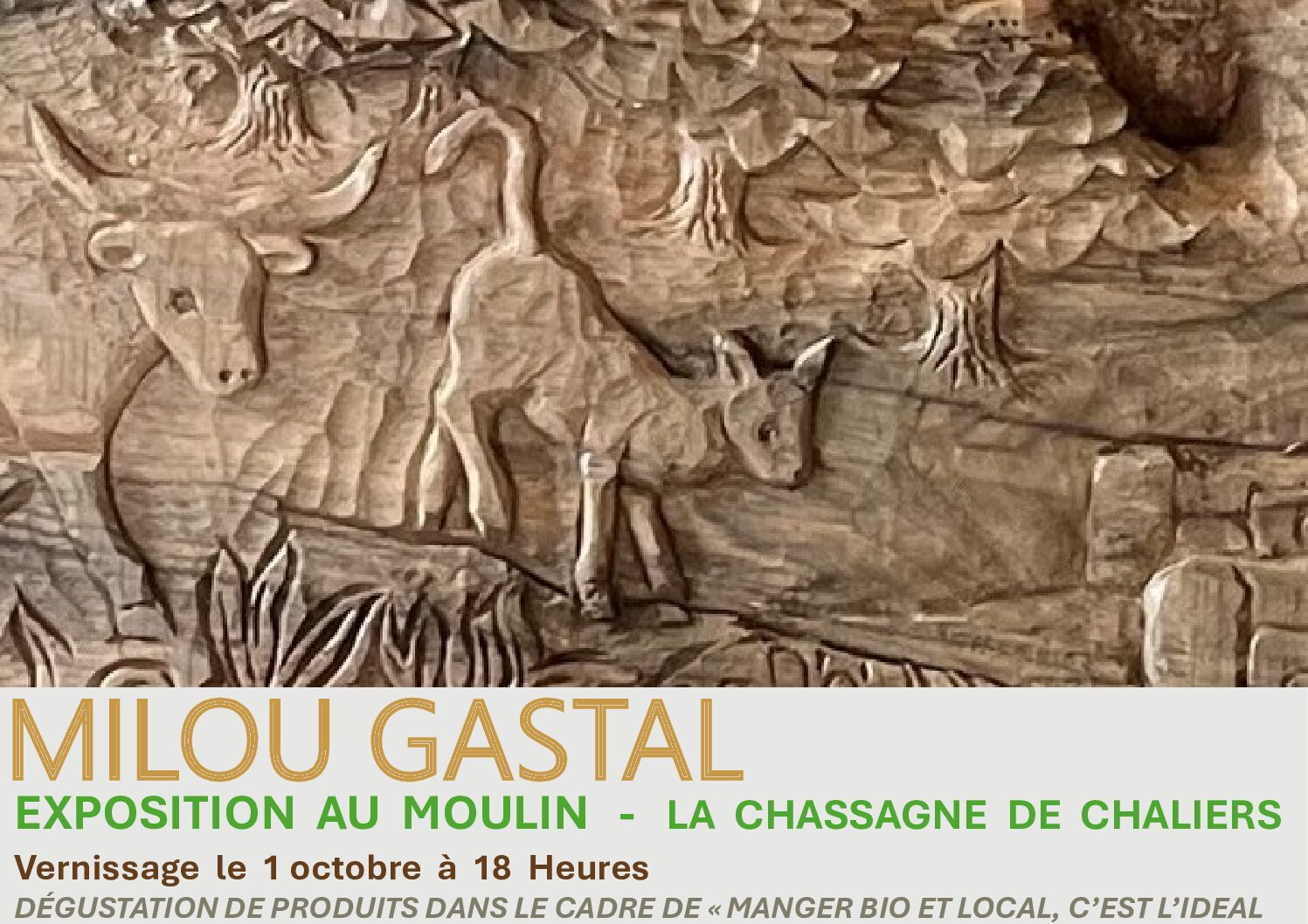 Inauguration exposition au moulin